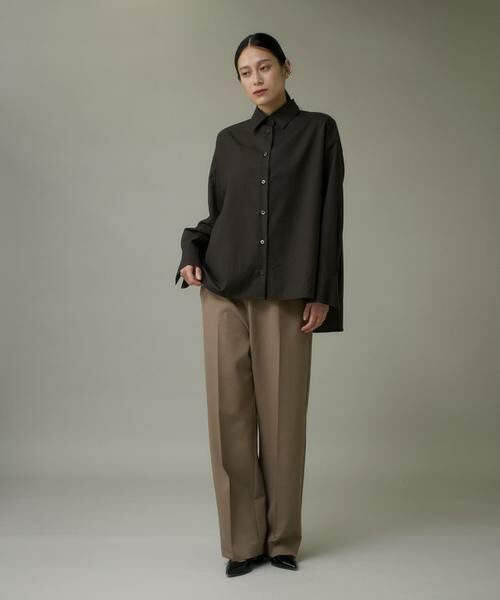 I.T.'S. international / イッツインターナショナル シャツ・ブラウス | ウールドロップシャツ《アリエスウール Super120S'》 | 詳細2
