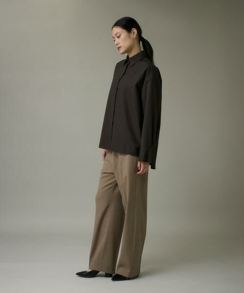 I.T.'S. international / イッツインターナショナル シャツ・ブラウス | ウールドロップシャツ《アリエスウール Super120S'》 | 詳細3