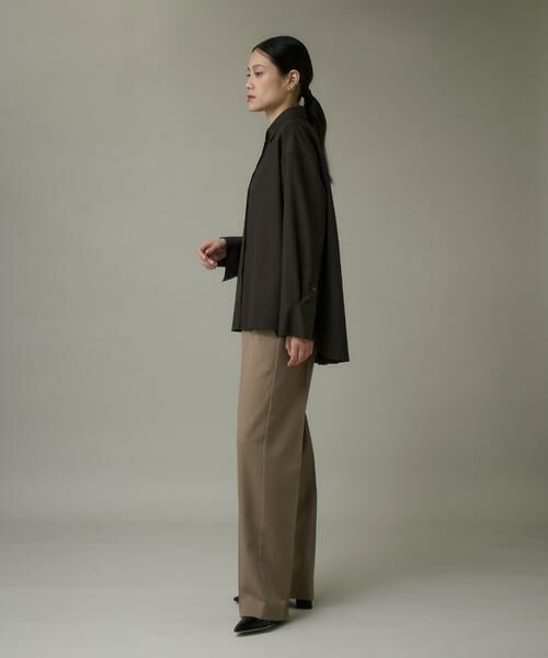 I.T.'S. international / イッツインターナショナル シャツ・ブラウス | ウールドロップシャツ《アリエスウール Super120S'》 | 詳細4