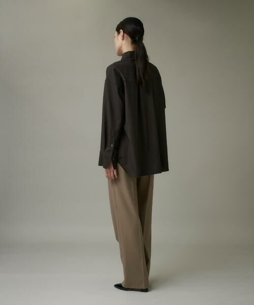 I.T.'S. international / イッツインターナショナル シャツ・ブラウス | ウールドロップシャツ《アリエスウール Super120S'》 | 詳細5