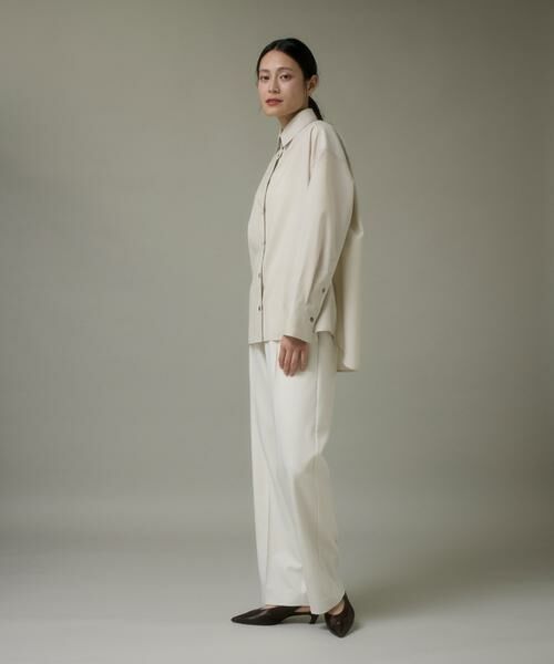 I.T.'S. international / イッツインターナショナル シャツ・ブラウス | ウールドロップシャツ《アリエスウール Super120S'》 | 詳細8