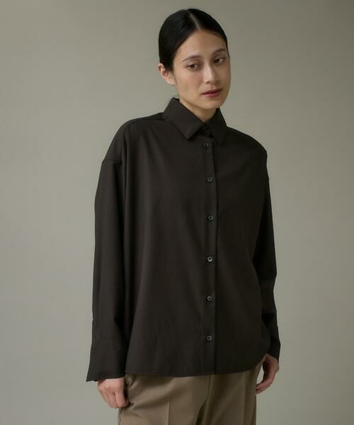 I.T.'S. international / イッツインターナショナル シャツ・ブラウス | ウールドロップシャツ《アリエスウール Super120S'》 | 詳細9