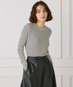 I.T.'S. international / イッツインターナショナル Tシャツ | ランダムテレコクルーネックプルオーバー