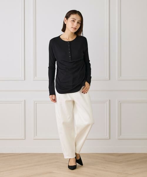 I.T.'S. international / イッツインターナショナル Tシャツ | ランダムテレコヘンリーネックプルオーバー | 詳細10