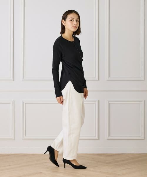 I.T.'S. international / イッツインターナショナル Tシャツ | ランダムテレコヘンリーネックプルオーバー | 詳細11