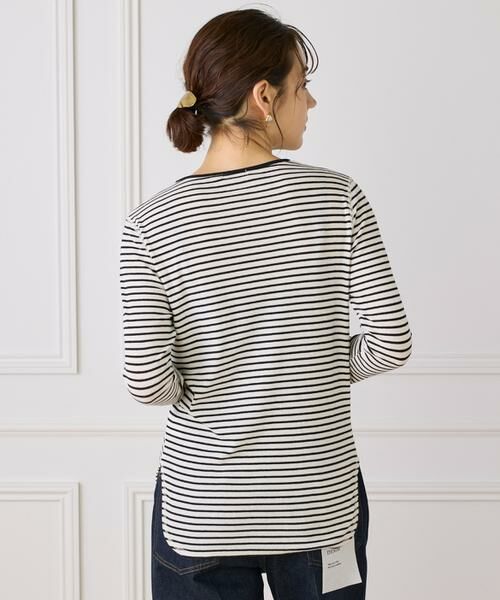 I.T.'S. international / イッツインターナショナル Tシャツ | ランダムテレコヘンリーネックプルオーバー | 詳細15