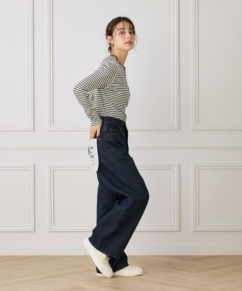 I.T.'S. international / イッツインターナショナル Tシャツ | ランダムテレコヘンリーネックプルオーバー | 詳細3