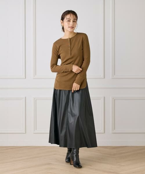 I.T.'S. international / イッツインターナショナル Tシャツ | ランダムテレコヘンリーネックプルオーバー | 詳細7