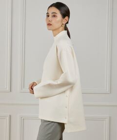 I.T.'S. international / イッツインターナショナル Tシャツ | サイドスリットハイネックプルオーバー