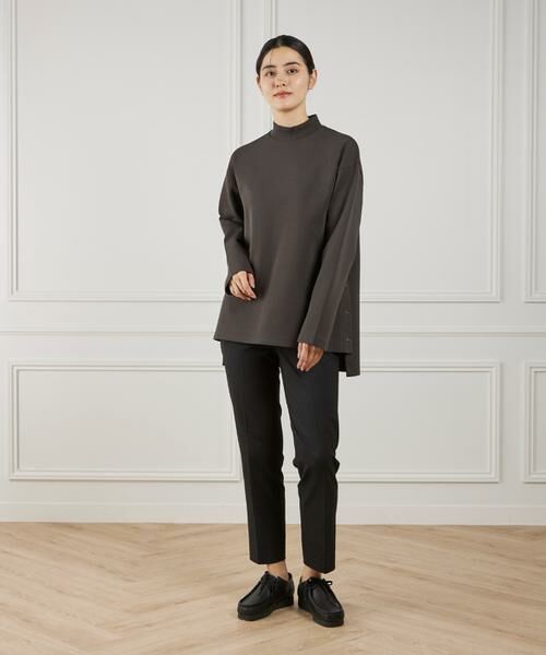 I.T.'S. international / イッツインターナショナル Tシャツ | サイドスリットハイネックプルオーバー | 詳細10