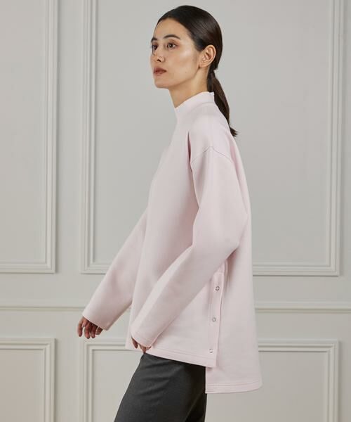 I.T.'S. international / イッツインターナショナル Tシャツ | サイドスリットハイネックプルオーバー | 詳細13