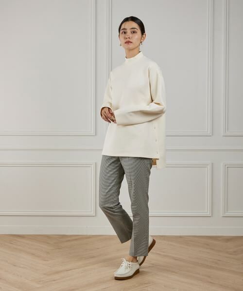 I.T.'S. international / イッツインターナショナル Tシャツ | サイドスリットハイネックプルオーバー | 詳細6