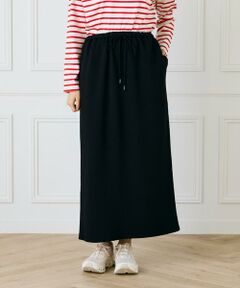 I.T.'S. international / イッツインターナショナル ロング・マキシ丈スカート | ジョーゼットジャージーイージーストレートスカート