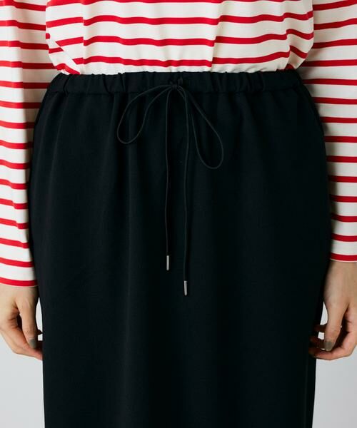 I.T.'S. international / イッツインターナショナル ロング・マキシ丈スカート | ジョーゼットジャージーイージーストレートスカート | 詳細11