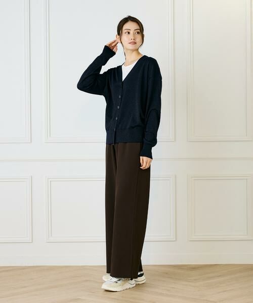I.T.'S. international / イッツインターナショナル その他パンツ | ジョーゼットジャージーイージーワイドストレートパンツ | 詳細6