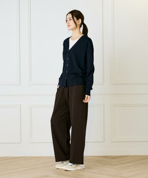 I.T.'S. international / イッツインターナショナル その他パンツ | ジョーゼットジャージーイージーワイドストレートパンツ | 詳細7