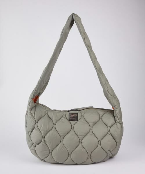 I.T.'S. international / イッツインターナショナル ショルダーバッグ | ミリタリー バナナショルダー ダウンバッグL-ソフトシェル 《TAION/タイオン》 | 詳細7