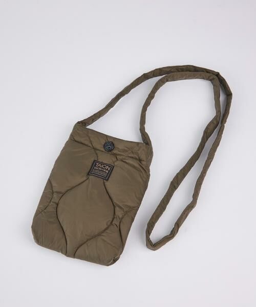 I.T.'S. international/イッツインターナショナル ミリタリー クロスボディ ダウンバッグS-ソフトシェル 《TAION/タイオン》 カーキ3 40 I.T.'S. international/イッツインターナショナル ミリタリー クロスボディ ダウンバッグS-ソフトシェル 《TAION/タイオン》 カーキ3 40