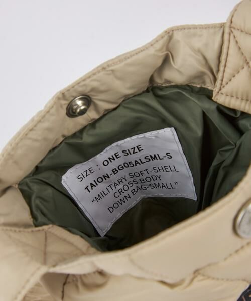 I.T.'S. international / イッツインターナショナル ショルダーバッグ | ミリタリー クロスボディ ダウンバッグS-ソフトシェル 《TAION/タイオン》 | 詳細10