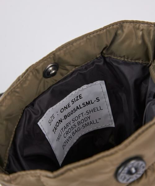 I.T.'S. international / イッツインターナショナル ショルダーバッグ | ミリタリー クロスボディ ダウンバッグS-ソフトシェル 《TAION/タイオン》 | 詳細14