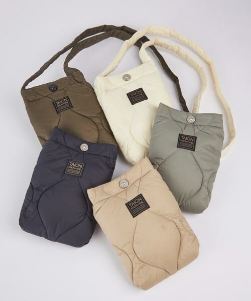 I.T.'S. international / イッツインターナショナル ショルダーバッグ | ミリタリー クロスボディ ダウンバッグS-ソフトシェル 《TAION/タイオン》 | 詳細15