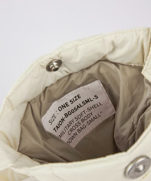 I.T.'S. international / イッツインターナショナル ショルダーバッグ | ミリタリー クロスボディ ダウンバッグS-ソフトシェル 《TAION/タイオン》 | 詳細8