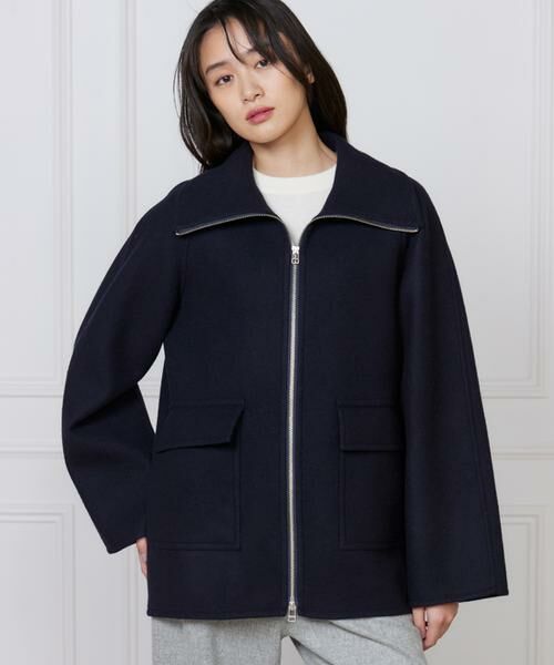 I.T.'S. international / イッツインターナショナル その他アウター | タスマニアダブルメルトンリバーコート | 詳細10