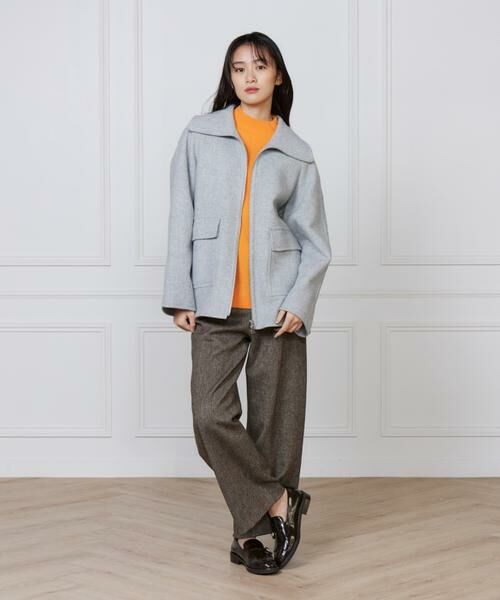 I.T.'S. international / イッツインターナショナル その他アウター | タスマニアダブルメルトンリバーコート | 詳細6