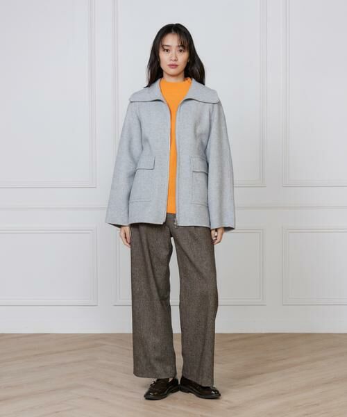 I.T.'S. international / イッツインターナショナル その他アウター | タスマニアダブルメルトンリバーコート | 詳細7