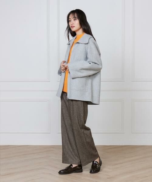 I.T.'S. international / イッツインターナショナル その他アウター | タスマニアダブルメルトンリバーコート | 詳細8