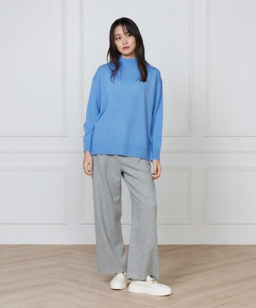 I.T.'S. international / イッツインターナショナル スラックス・ドレスパンツ | メランジツイルワンタックストレートパンツ | 詳細2