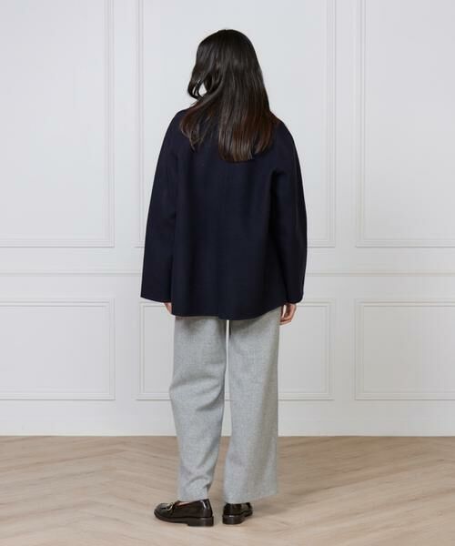 I.T.'S. international / イッツインターナショナル スラックス・ドレスパンツ | メランジツイルワンタックストレートパンツ | 詳細6