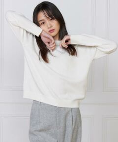 I.T.'S. international / イッツインターナショナル ニット・セーター | カシミヤ混クルーネックプルオーバー《CASH5》