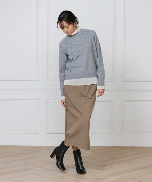 I.T.'S. international / イッツインターナショナル ニット・セーター | カシミヤ混クルーネックプルオーバー《CASH5》 | 詳細13