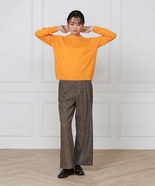 I.T.'S. international / イッツインターナショナル ニット・セーター | カシミヤ混クルーネックプルオーバー《CASH5》 | 詳細8