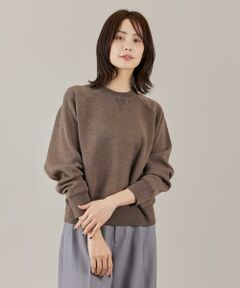 I.T.'S. international / イッツインターナショナル ニット・セーター | スウェットライクニットプルオーバー