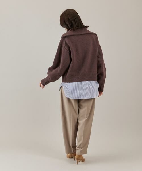 I.T.'S. international / イッツインターナショナル ニット・セーター | ジップアップニットブルゾン | 詳細11