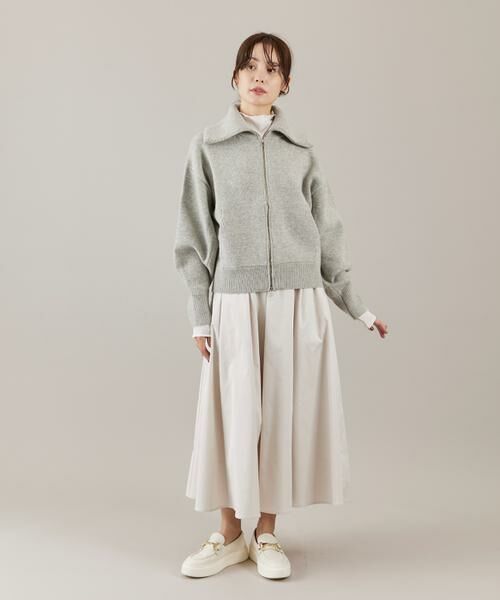 I.T.'S. international / イッツインターナショナル ニット・セーター | ジップアップニットブルゾン | 詳細6