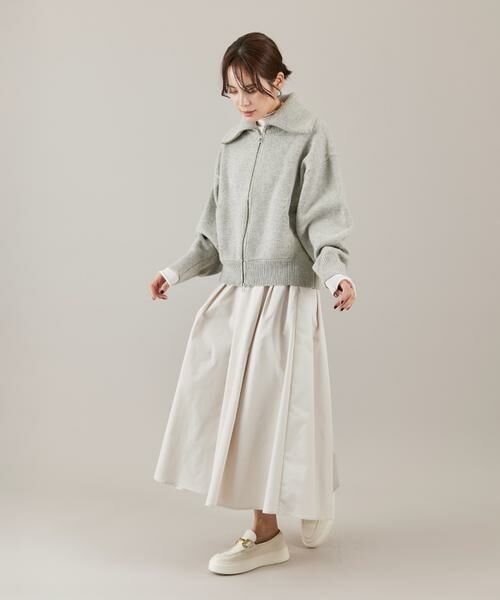 I.T.'S. international / イッツインターナショナル ニット・セーター | ジップアップニットブルゾン | 詳細7