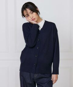 I.T.'S. international / イッツインターナショナル カーディガン・ボレロ | カシミヤ混Vネックカーディガン《CASH5》