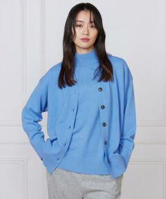 I.T.'S. international / イッツインターナショナル カーディガン・ボレロ | カシミヤ混Vネックカーディガン《CASH5》