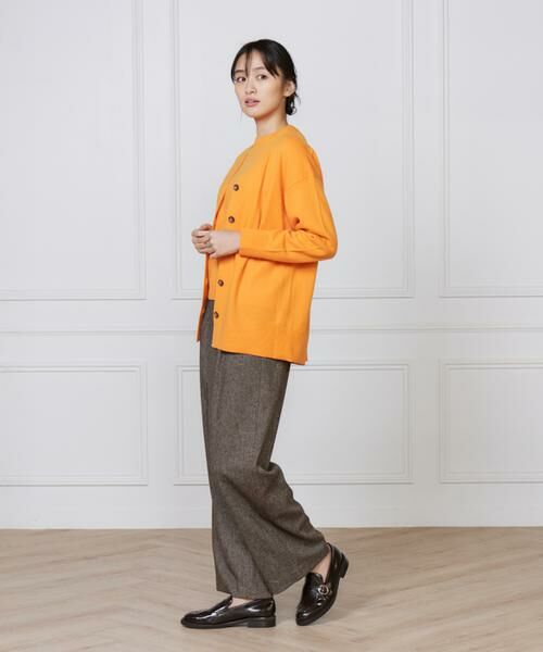I.T.'S. international / イッツインターナショナル カーディガン・ボレロ | カシミヤ混Vネックカーディガン《CASH5》 | 詳細14