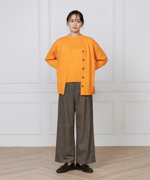 I.T.'S. international / イッツインターナショナル カーディガン・ボレロ | カシミヤ混Vネックカーディガン《CASH5》 | 詳細15