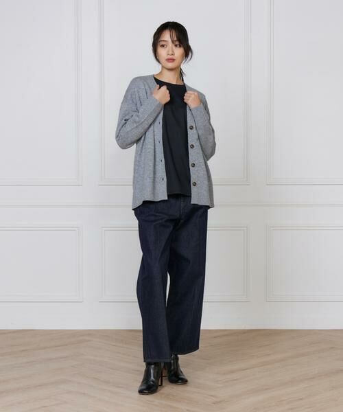 I.T.'S. international / イッツインターナショナル カーディガン・ボレロ | カシミヤ混Vネックカーディガン《CASH5》 | 詳細4