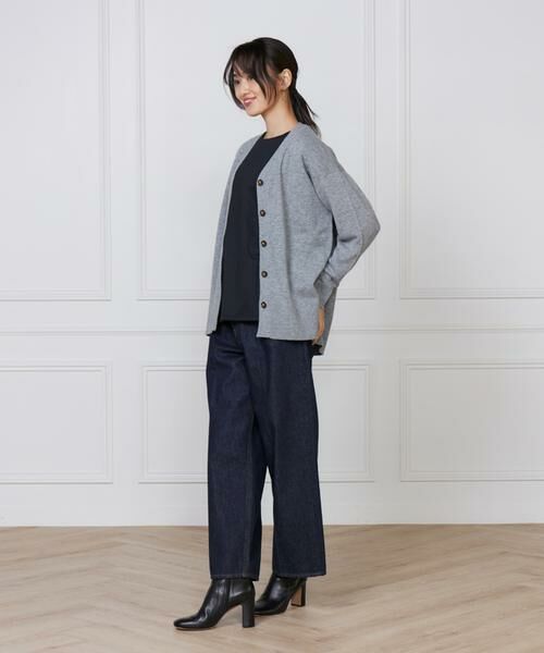 I.T.'S. international / イッツインターナショナル カーディガン・ボレロ | カシミヤ混Vネックカーディガン《CASH5》 | 詳細5