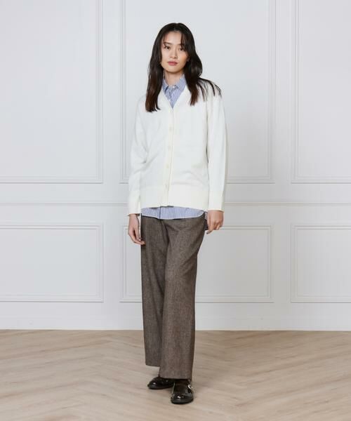 I.T.'S. international / イッツインターナショナル カーディガン・ボレロ | カシミヤ混Vネックカーディガン《CASH5》 | 詳細7