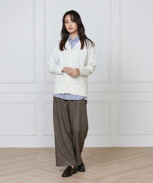 I.T.'S. international / イッツインターナショナル カーディガン・ボレロ | カシミヤ混Vネックカーディガン《CASH5》 | 詳細8