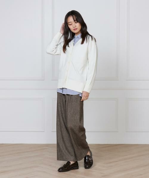 I.T.'S. international / イッツインターナショナル カーディガン・ボレロ | カシミヤ混Vネックカーディガン《CASH5》 | 詳細9