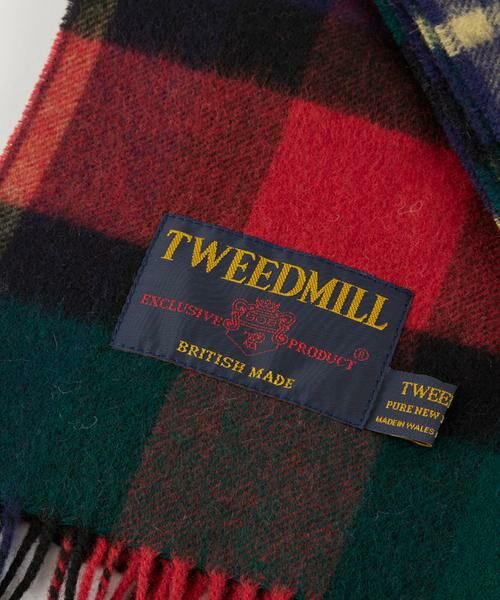 I.T.'S. international / イッツインターナショナル マフラー・ショール・スヌード・ストール | チェック柄ウールストール 《TWEEDMILL/ツイードミル》 | 詳細2