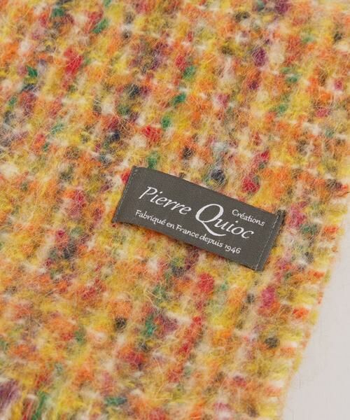 I.T.'S. international / イッツインターナショナル マフラー・ショール・スヌード・ストール | ミックスカラーフリンジ マフラー 《PIERRE QUIOC/ピエールキオック》 | 詳細4